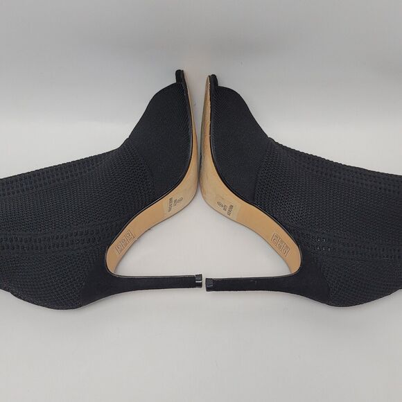 Catherine Malandrino Nitty Stretch Ankle Pull On Open Peep Toe Sock Heel Boot 9 - Picture 8 of 13